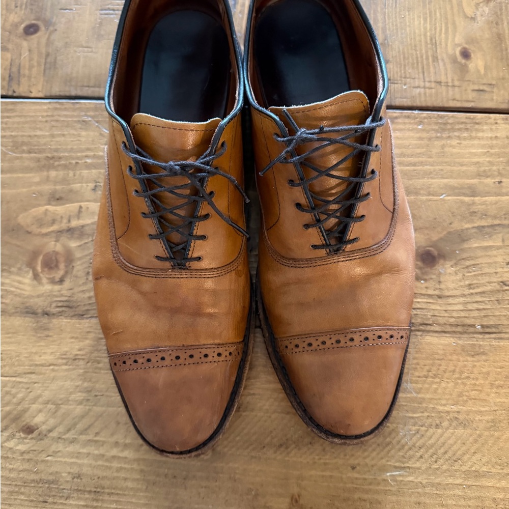 Allen Edmonds Classic Brown Leather Men's Dress Shoes size 12